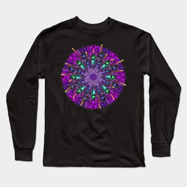 incredible bugs mandala Long Sleeve T-Shirt by burenkaUA